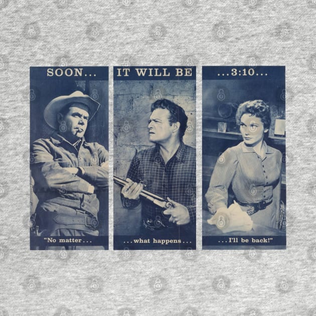 3:10 to Yuma Movie Poster by MovieFunTime